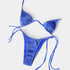 Gleame.-Swimwear-Gleame bikini set - Shiny bikini set met triangle bandage stijl