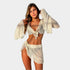 Gleame.-Swimwear-Gleame Bikiniset - Stijlvolle bikini met mesh top en rok