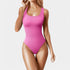 Gleame.-Swimwear-Gleame Bodysuit - Zomerse sexy ribbed top met vierkante hals