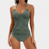Gleame.-Swimwear-Gleame Dames V-hals zwemkleding - Stijlvolle hoge taille set