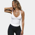 Gleame.-T-shirts & hemden-Gleame Hempje - Dames mouwloze top met V-hals