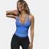  Gleame.-T-shirts & hemden-Gleame Hempje - Dames mouwloze top met V-hals