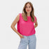 Gleame.-T-shirts & hemden-Gleame Knit Top - Luchtige top in stralend geel