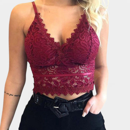 Gleame.-T-shirts &amp; hemden-Gleame Mesh Top - Een zomerse en stijlvolle top voor vrouwen