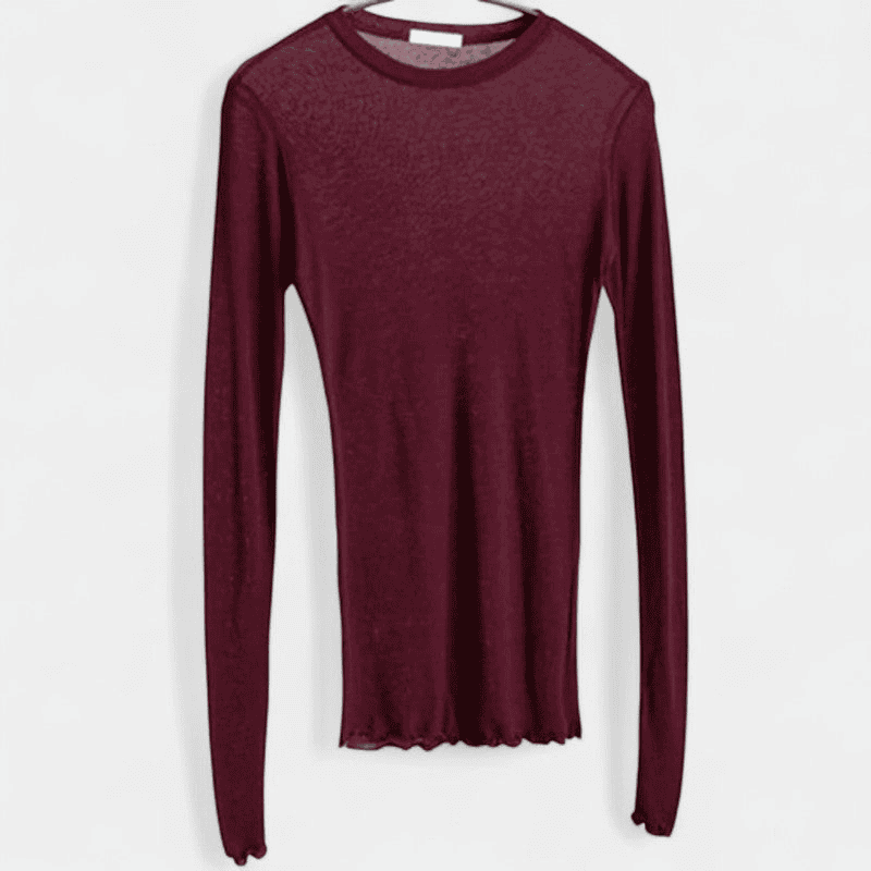 Gleame Shirt met lange mouwen - Casual katoenen lange mouwen shirt voor dames