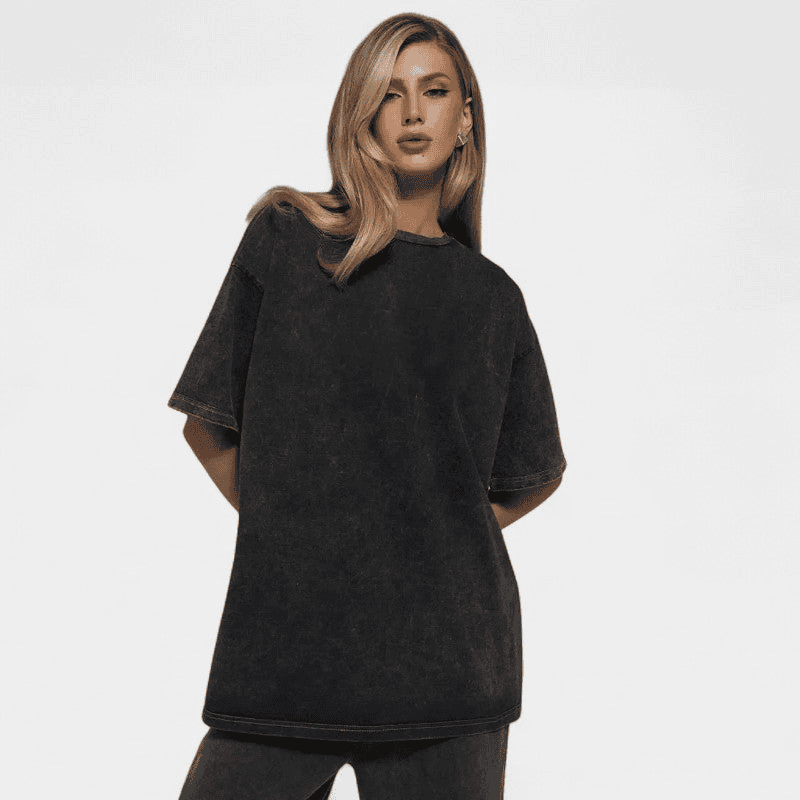 Gleame T-shirt - Oversized casual T-shirt van katoen voor dames