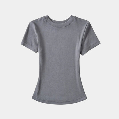  Gleame.-T-shirts &amp; hemden-Gleame T-shirt - Vrouwelijke casual T-shirt met korte mouwen
