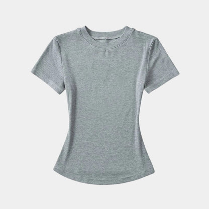  Gleame.-T-shirts &amp; hemden-Gleame T-shirt - Vrouwelijke casual T-shirt met korte mouwen