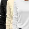 Gleame.-T-shirts & hemden-Gleame T-shirt - Zware casual T-shirt met lange mouwen in verschillende kleuren
