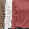 Gleame.-T-shirts & hemden-Gleame T-shirt - Zware casual T-shirt met lange mouwen in verschillende kleuren
