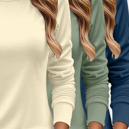Gleame.-T-shirts &amp; hemden-Gleame T-shirt - Zware casual T-shirt met lange mouwen in verschillende kleuren