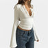 Gleame.-T-shirts & hemden-Gleame Top - Elegante en stijlvolle top met kantdetails