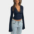Gleame.-T-shirts & hemden-Gleame Top - Elegante en stijlvolle top met kantdetails