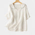 Gleame.-T-shirts & hemden-Gleame Tops - Casual top in effen kleuren van katoen