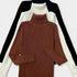 Gleame.-T-shirts & hemden-Gleame trui - casual trui met col en lange mouwen voor dames