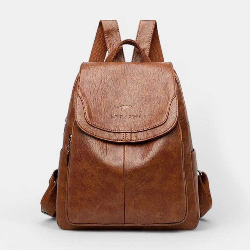 Gleame.-Tassen-Gleame Rugzak - Grote capaciteit leren rugzak voor vrouwen