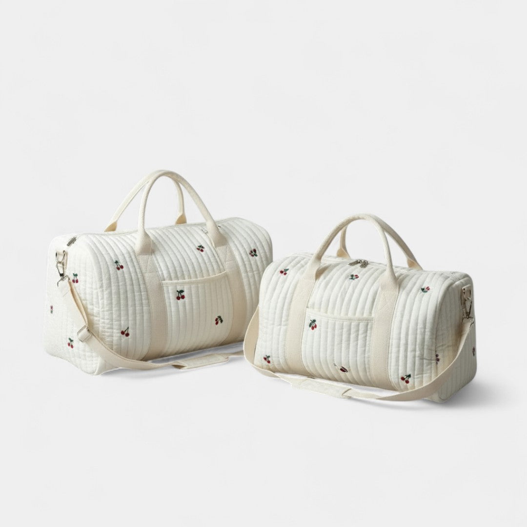 Gleame.-Tote Bag-Gleame Dames Reistas – Gewatteerde tas met ritssluiting en geborduurd dessin