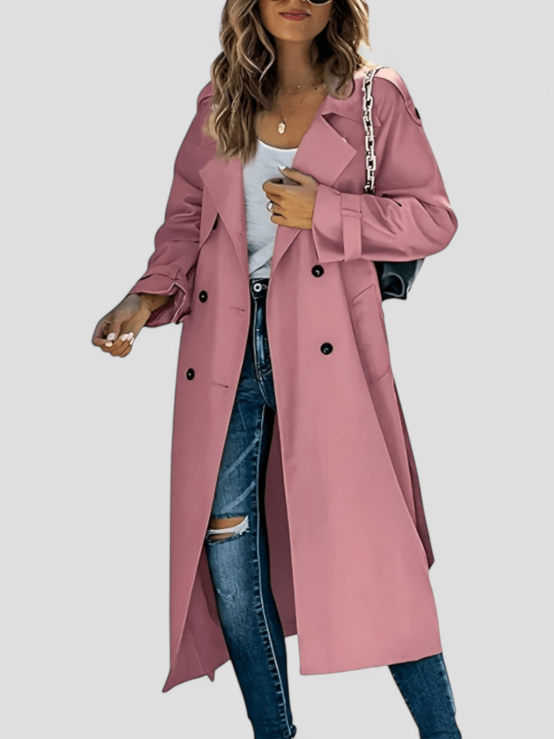 Gleame trenchcoat - Elegante zomerjas