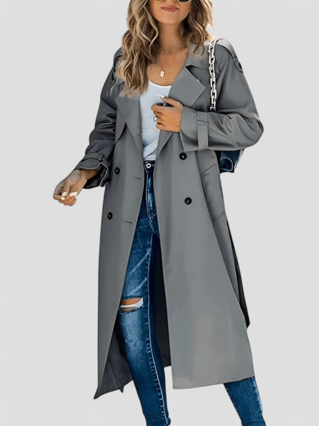 Gleame trenchcoat - Elegante zomerjas