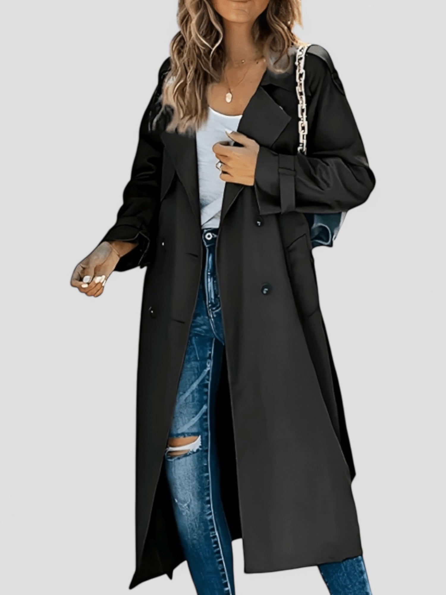 Gleame trenchcoat - Elegante zomerjas voor vrouwen