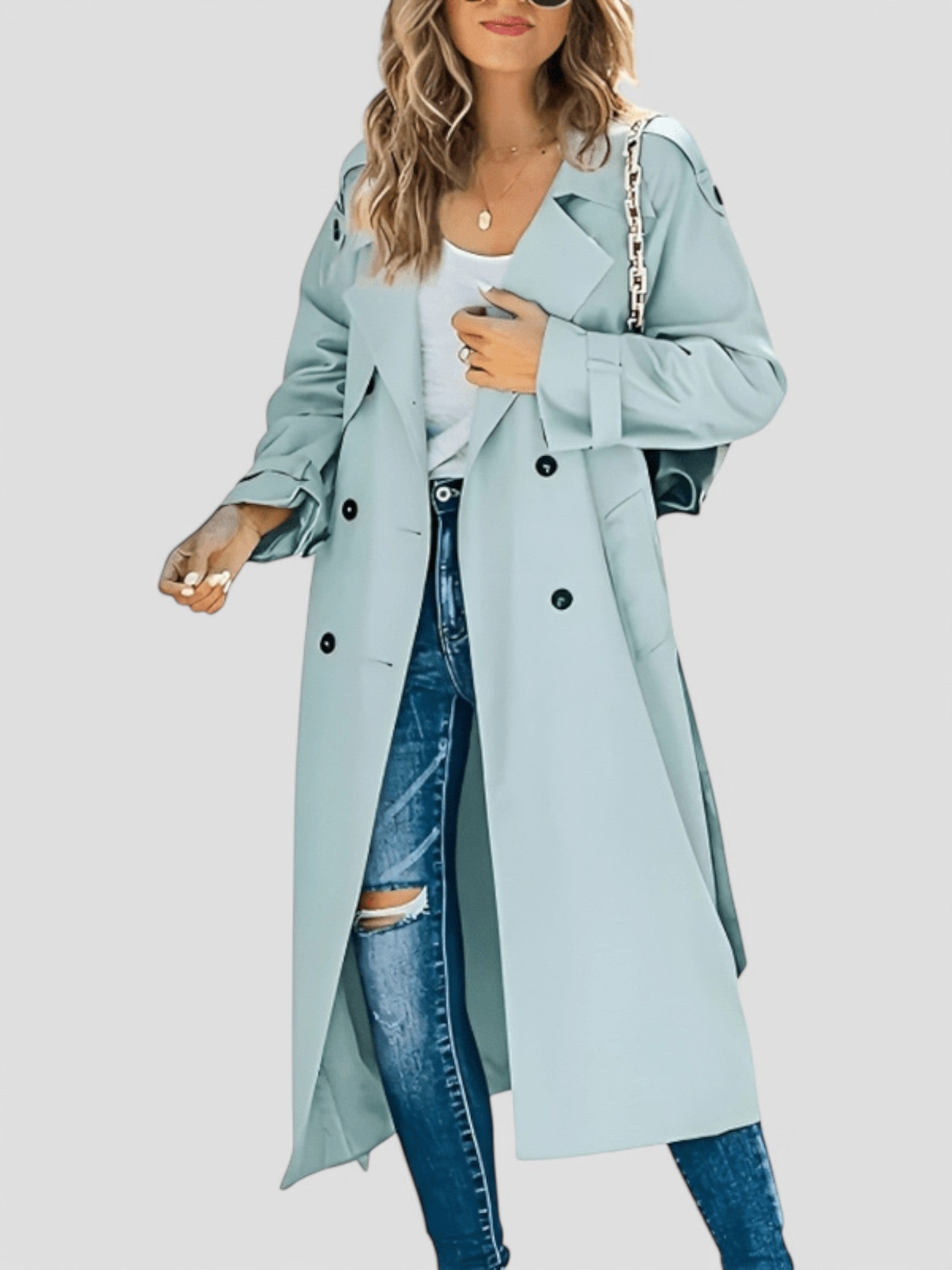 Gleame trenchcoat - Elegante zomerjas voor vrouwen