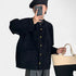 Gleame.-Truien & Vesten-Gleame Cardigan - Dames gebreide cardigan met knopen en zakken