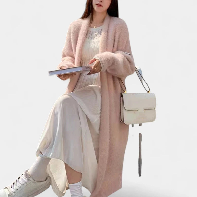 Gleame.-Truien &amp; Vesten-Gleame Cardigan - Dames oversized gebreide cardigan