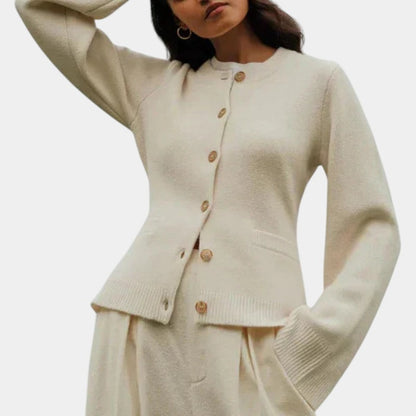 Gleame.-Truien &amp; Vesten-Gleame Cardigan - Elegant wol cardigan voor elke gelegenheid