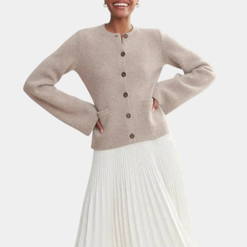 Gleame.-Truien &amp; Vesten-Gleame Cardigan - Elegant wol cardigan voor elke gelegenheid