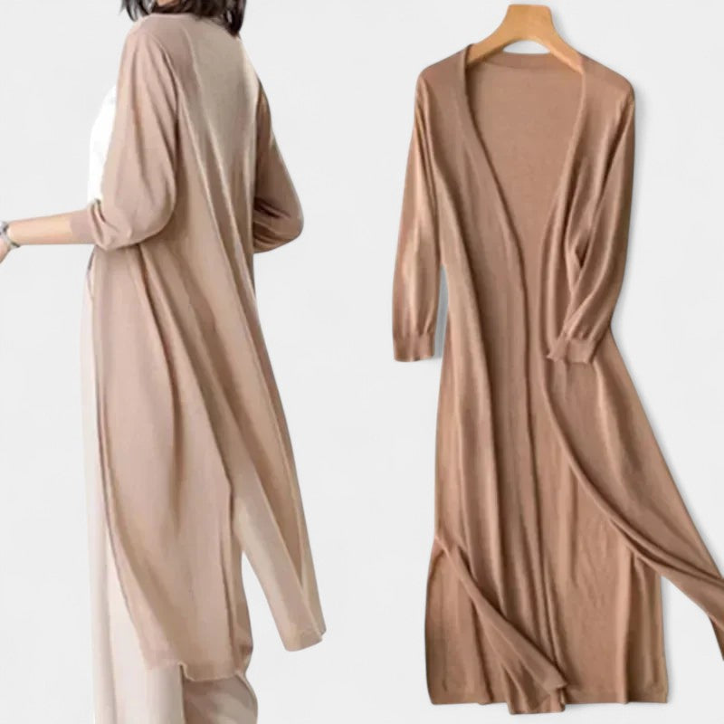 Gleame.-Truien &amp; Vesten-Gleame Cardigan - Lange mouwen damesjas voor elke gelegenheid