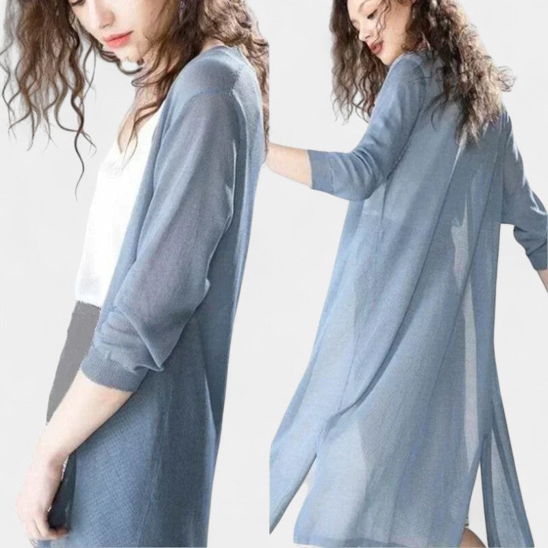 Gleame.-Truien &amp; Vesten-Gleame Cardigan - Lange mouwen damesjas voor elke gelegenheid