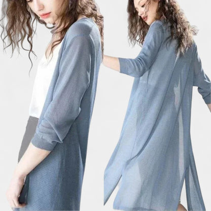 Gleame.-Truien &amp; Vesten-Gleame Cardigan - Lange mouwen damesjas voor elke gelegenheid