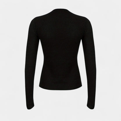 Gleame.-Truien &amp; Vesten-Gleame Cardigan - Vintage knit cardigan met knopen en geometrisch patroon
