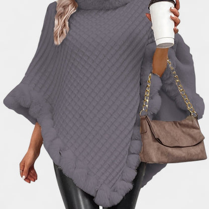 Gleame.-Truien &amp; Vesten-Gleame Dames Trui – Lichtgewicht gebreide trui met wijde kraag en zachte details