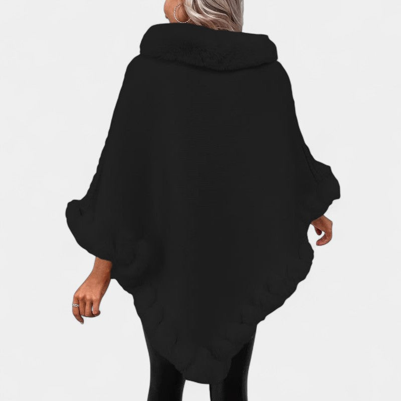 Gleame.-Truien &amp; Vesten-Gleame Dames Trui – Lichtgewicht gebreide trui met wijde kraag en zachte details