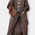 Gleame.-Truien & Vesten-Gleame Dames cardigan - Lange gebreide cardigan met zakken en lange mouwen