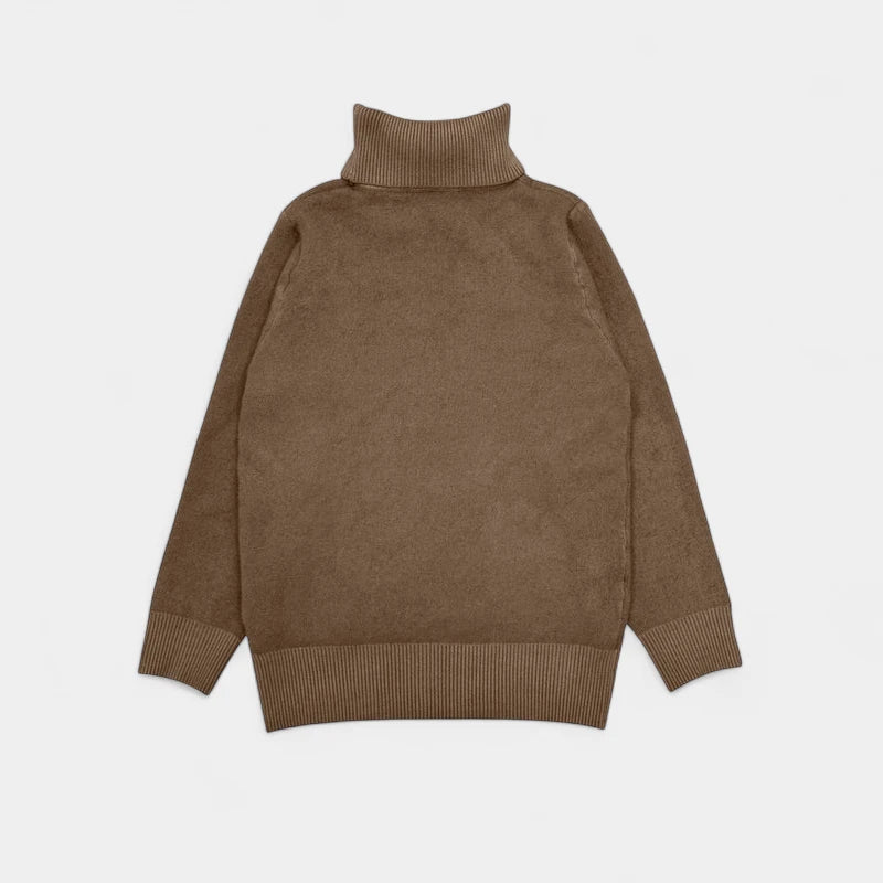Gleame.-Truien &amp; Vesten-Gleame Damestrui - Casual hoge hals turtleneck trui met zachte voering