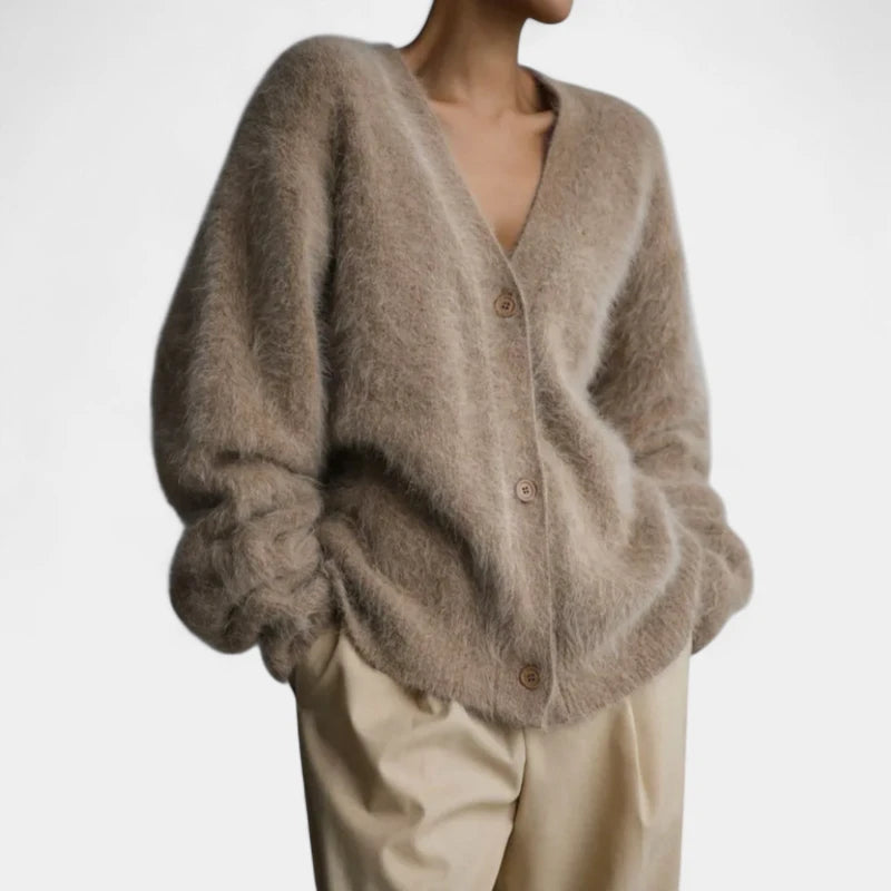 Gleame.-Truien & Vesten-Gleame Damestrui - Zachte gebreide trui met oversized pasvorm