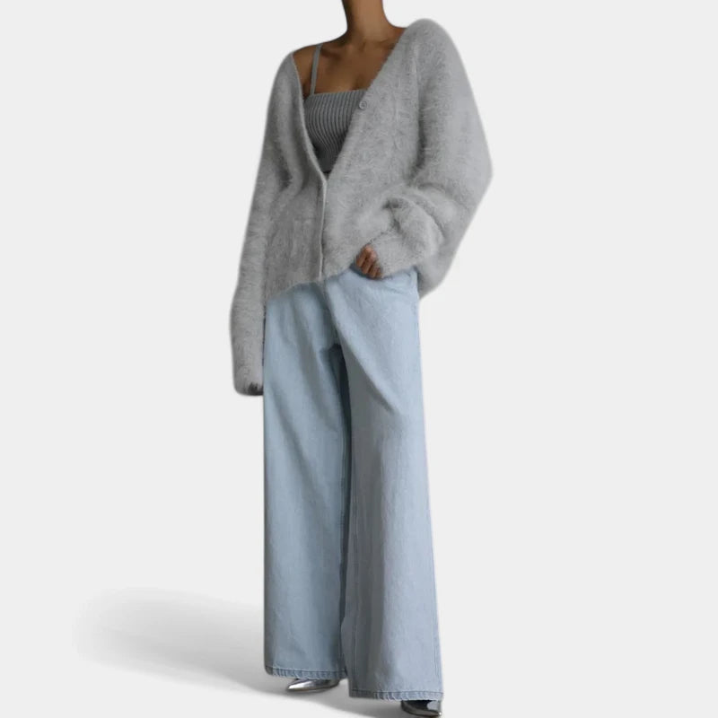 Gleame.-Truien &amp; Vesten-Gleame Damestrui - Zachte gebreide trui met oversized pasvorm