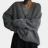 Gleame.-Truien & Vesten-Gleame Damestrui - Zachte gebreide trui met oversized pasvorm