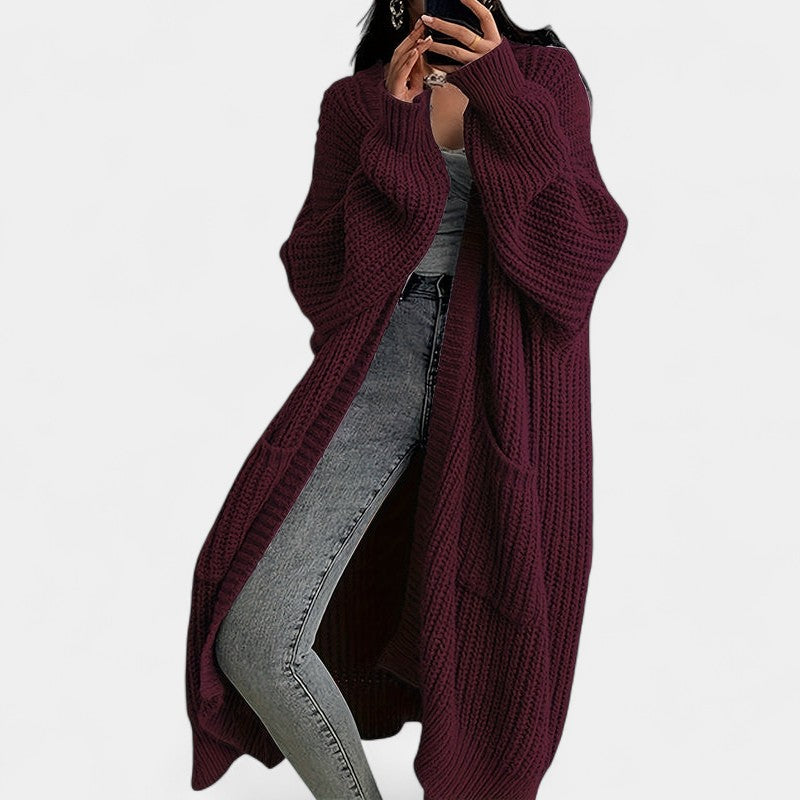 Gleame.-Truien &amp; Vesten-Gleame Damesvest - Lang vest met open voorkant en comfortabele pasvorm