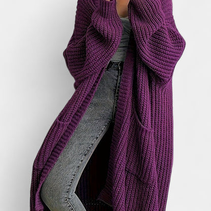 Gleame.-Truien &amp; Vesten-Gleame Damesvest - Lang vest met open voorkant en losvallend model