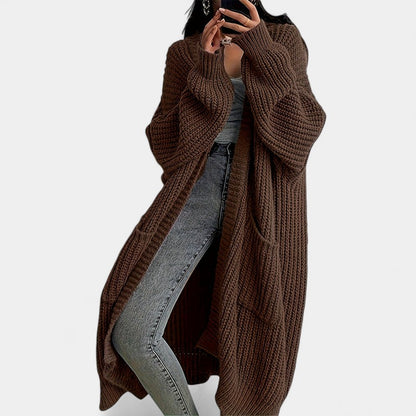 Gleame.-Truien &amp; Vesten-Gleame Damesvest - Lang vest met open voorkant en losvallend model