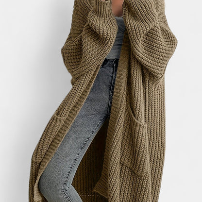 Gleame.-Truien &amp; Vesten-Gleame Damesvest - Lang vest met open voorkant en comfortabele pasvorm