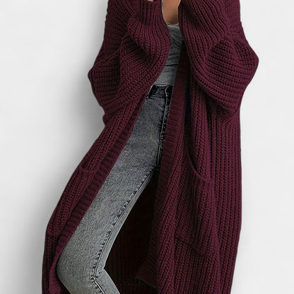 Gleame.-Truien &amp; Vesten-Gleame Damesvest - Lang vest met open voorkant en comfortabele pasvorm