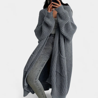 Gleame.-Truien &amp; Vesten-Gleame Damesvest - Lang vest met open voorkant en losvallend model