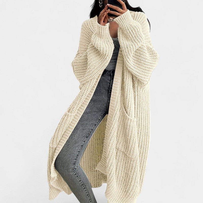 Gleame.-Truien &amp; Vesten-Gleame Damesvest - Lang vest met open voorkant en losvallend model