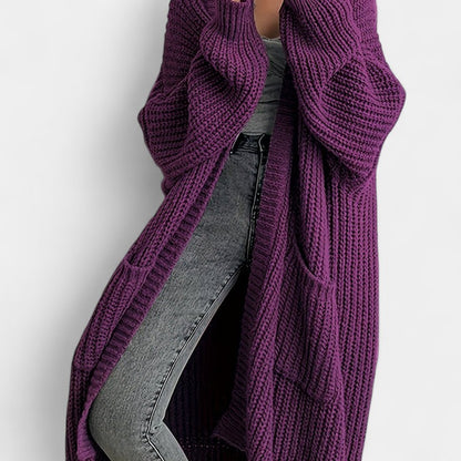 Gleame.-Truien &amp; Vesten-Gleame Damesvest - Lang vest met open voorkant en comfortabele pasvorm