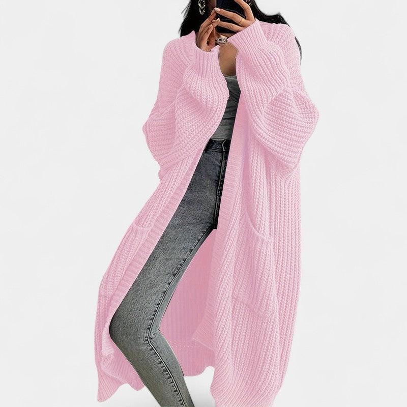 Gleame.-Truien &amp; Vesten-Gleame Damesvest - Lang vest met open voorkant en comfortabele pasvorm