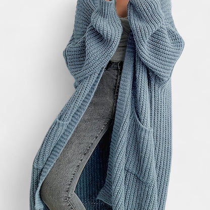 Gleame.-Truien &amp; Vesten-Gleame Damesvest - Lang vest met open voorkant en comfortabele pasvorm